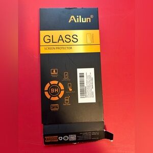 2 Count- Ailun Glass Screen Protector iphone14 Plus/14 Pro Max, as shown